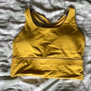 Born Primitive Crossfire Sports Bra in Sunflower